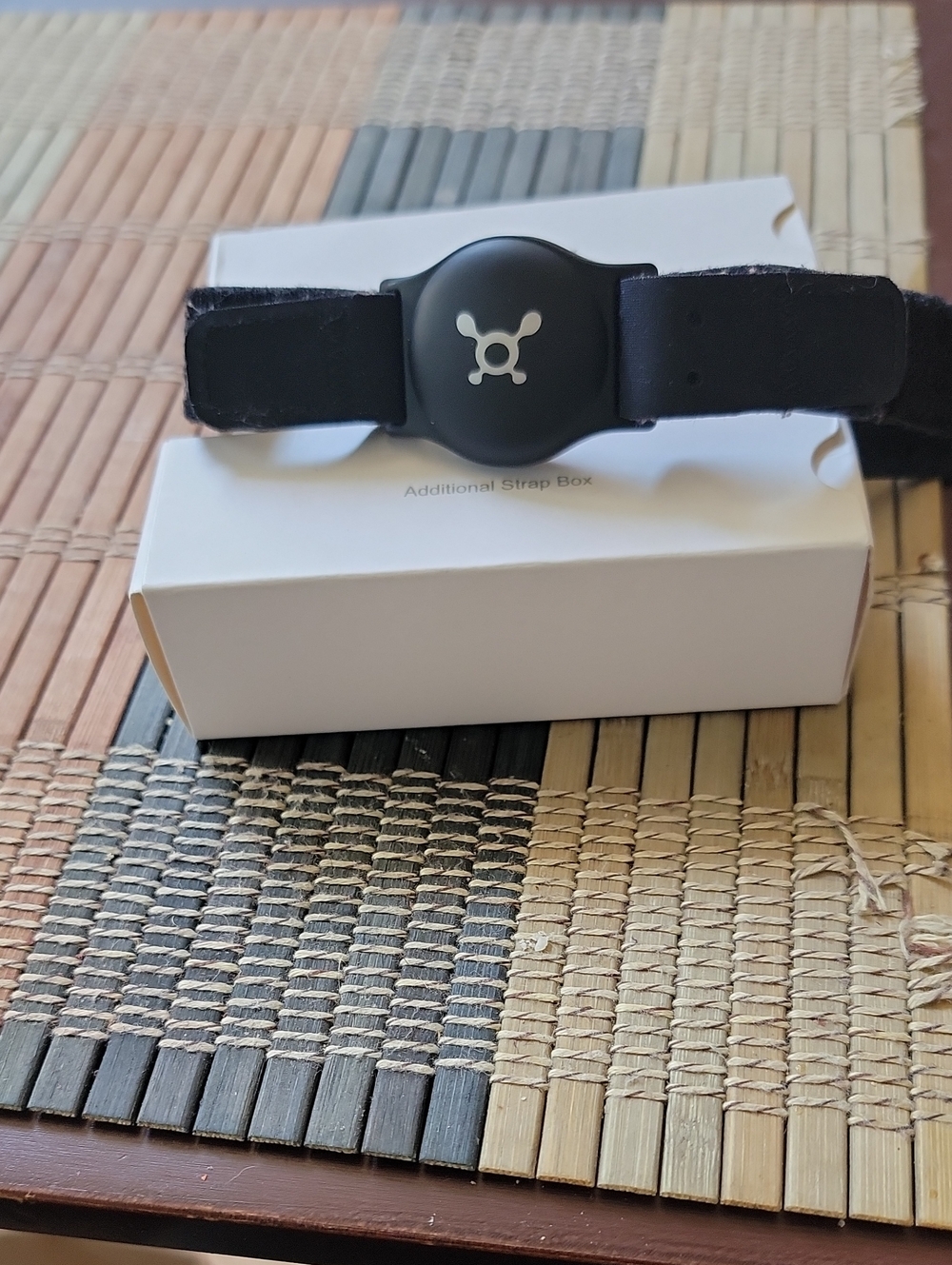Black Orangetheory Fitness Tracker Arm Band with Round Sensor - Unbranded